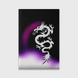 Обложка для паспорта матовая кожа Когтистый Дракон - трайбл
