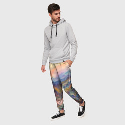 Мужские брюки 3D Осенний пейзаж акварель - фото 2