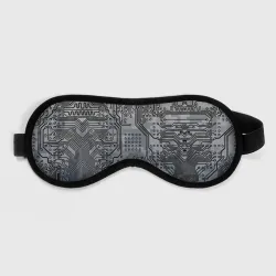 Маска для сна 3D Electronic pixel camouflage