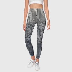 Леггинсы 3D Electronic pixel camouflage - фото 2