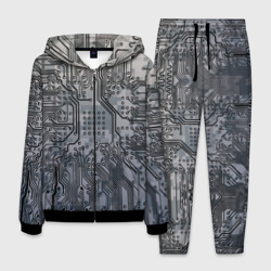 Мужской костюм 3D Electronic pixel camouflage