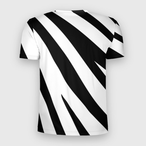 Мужская футболка 3D Slim Камуфляж зебры, цвет 3D печать - фото 2