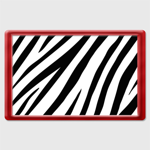 Магнит 45*70 Камуфляж зебры, цвет красный