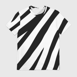 Мужская футболка 3D Камуфляж зебры