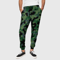 Камуфляж WW2 tropics verdant – Мужские брюки 3D с принтом купить