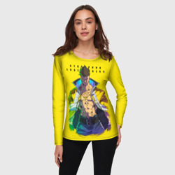 Женский лонгслив 3D Взрослый Дэвид - Киберпанк аниме - фото 2