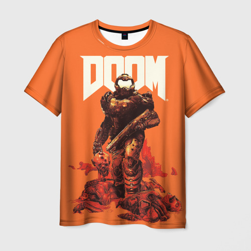 Мужская футболка 3D Doom - Doomguy, цвет 3D печать