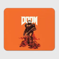 Прямоугольный коврик для мышки Doom - Doomguy