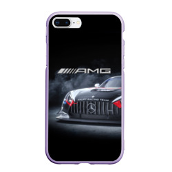 Чехол для iPhone 7Plus/8 Plus матовый Mercedes AMG - racing team - motorsport