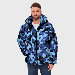 Мужская зимняя куртка 3D Камуфляж Sky Blue - фото 2