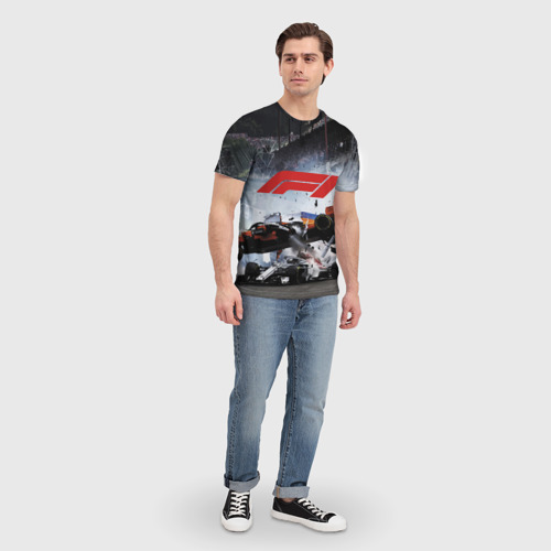 Мужская футболка 3D Формула 1 - ни за что, блин!, цвет 3D печать - фото 5