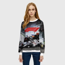 Женский свитшот 3D Формула 1 - ни за что, блин! - фото 2