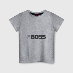 Детская футболка хлопок The boss