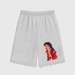 Женские шорты oversize футер хлопок Мисато Кацураги ahegao