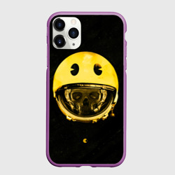 Чехол для iPhone 11 Pro матовый Space pac-man