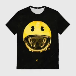 Мужская футболка 3D Space pac-man