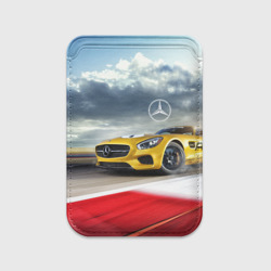 Картхолдер Magsafe магнитный Mercedes AMG V8 Biturbo на трассе