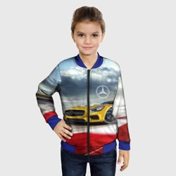 Детский бомбер 3D Mercedes AMG V8 Biturbo на трассе - фото 2