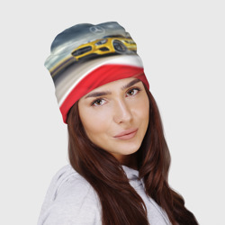 Шапка 3D Mercedes AMG V8 Biturbo на трассе - фото 2