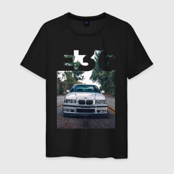 Мужская футболка хлопок BMW E36