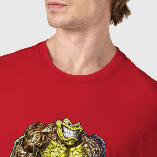 Мужская футболка хлопок с принтом Battletoads - all boss, фото #4