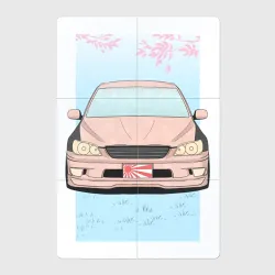 Магнитный плакат 2Х3 Toyota Altezza stance