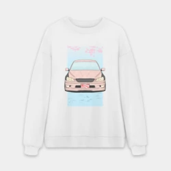 Мужской свитшот oversize без начеса хлопок Toyota Altezza stance