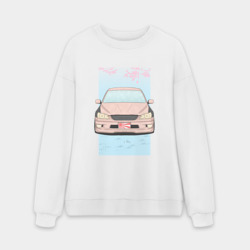 Мужской свитшот oversize без начеса хлопок Toyota Altezza stance