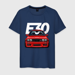 Мужская футболка хлопок BMW E30
