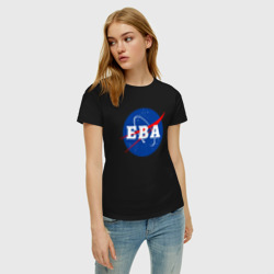 Женская футболка хлопок Ева НАСА - фото 2