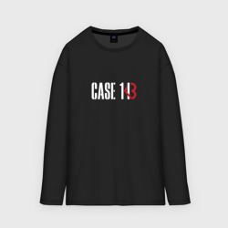 Мужской лонгслив oversize хлопок Case 143