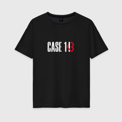 Женская футболка хлопок Oversize Case 143
