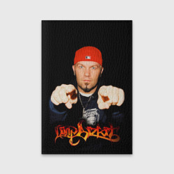 Обложка для паспорта матовая кожа Limp Bizkit fingers 