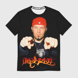 Мужская футболка 3D Limp Bizkit fingers 