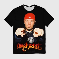 Мужская футболка 3D Limp Bizkit fingers 