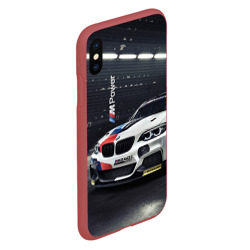 Чехол для iPhone XS Max матовый BMW M 240 i racing - Motorsport - фото 2