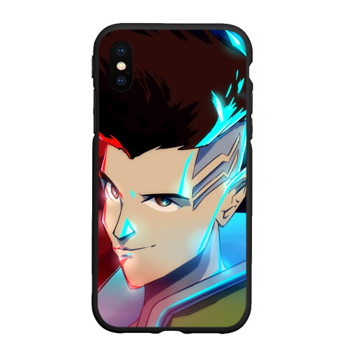 Чехол для iPhone XS Max матовый Cyberpunk: Edgerunners Дэвид Мартинес