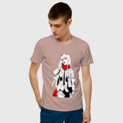 Мужская футболка хлопок Ноль два с чупачупсом - фото 2
