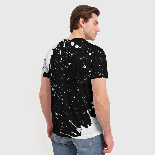 Мужская футболка 3D Группа Thousand Foot Krutch и рок кот, цвет 3D печать - фото 4