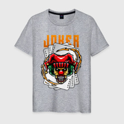 Злой Джокер – Мужская футболка хлопок с принтом купить со скидкой в -20%