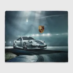 Плед 3D Porsche - racing route - motorsport