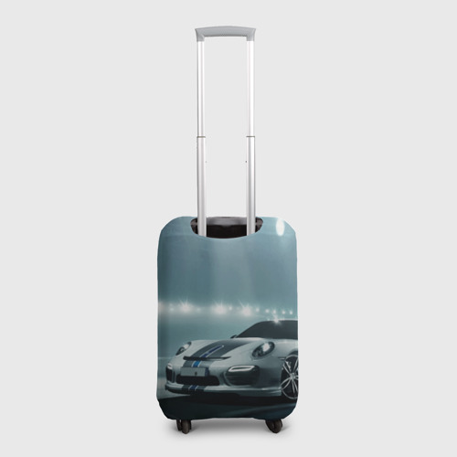 Чехол для чемодана 3D Porsche - racing route - motorsport, цвет 3D печать - фото 2