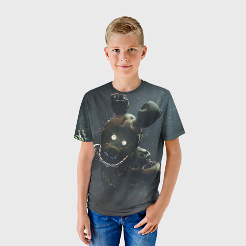 Детская футболка 3D Спрингтрап, цвет 3D печать - фото 3