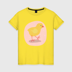 Цыплёнок – Женская футболка хлопок с принтом купить со скидкой в -20%