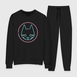 Женский костюм хлопок Stray logo neon