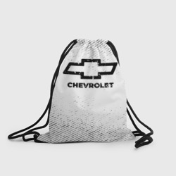 Рюкзак-мешок 3D Chevrolet с потертостями на светлом фоне