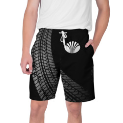 Мужские шорты 3D Daewoo tire tracks