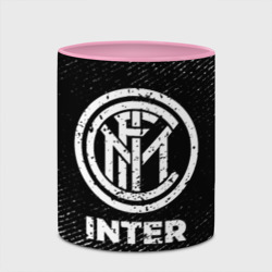 Кружка с полной запечаткой Inter с потертостями на темном фоне - фото 2