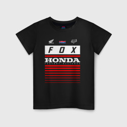 Детская футболка хлопок Honda racing