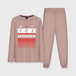 Мужская пижама с лонгсливом хлопок Honda racing